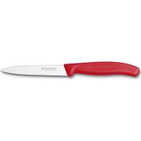 Нож Victorinox для резки рук-ть красная, клинок серрейтор