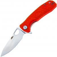 Нож Honey Badger Leaf M с оранжевой рукоятью