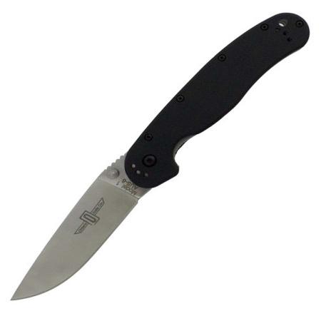 НОЖ ONTARIO RAT 1 чёрная нейлоновая рукоять, клинок AUS8